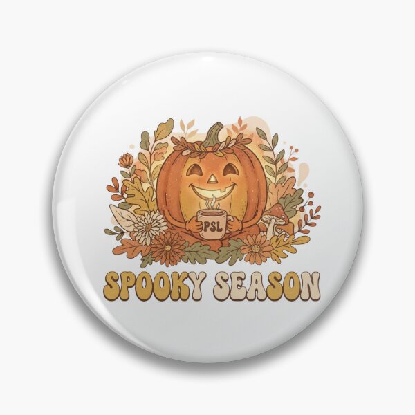 Item preview, Spooky Season | Cute Pumpkin Spice Latte | Cozy Autumn Halloween Pumpkin designed and sold by MrDev.