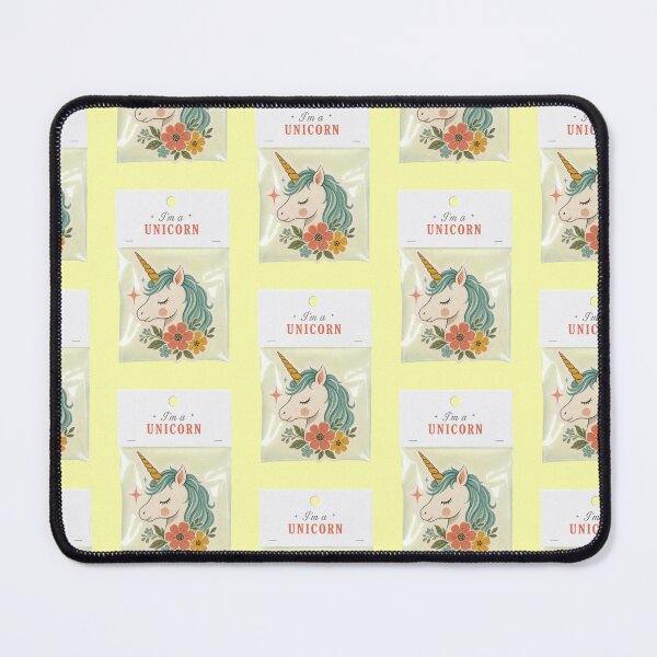Item preview, I'm a Unicorn, Flower, Vintage Fantasy designed and sold by Mauswohn.