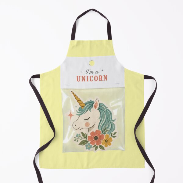 Item preview, I'm a Unicorn, Flower, Vintage Fantasy designed and sold by Mauswohn.