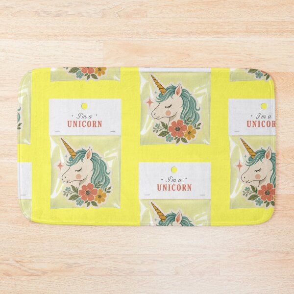 Item preview, I'm a Unicorn, Flower, Vintage Fantasy designed and sold by Mauswohn.