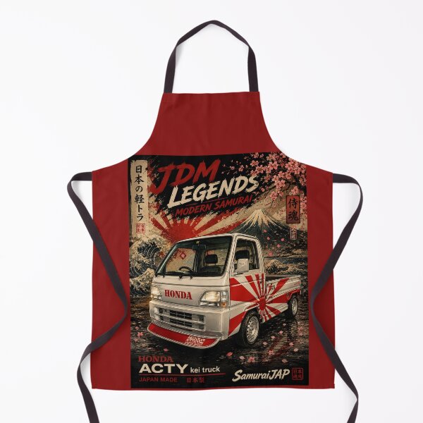 Item preview, JDM Legends Honda Acty Kei Truck – Rising Sun Samurai Edition designed and sold by SamuraiJAP.