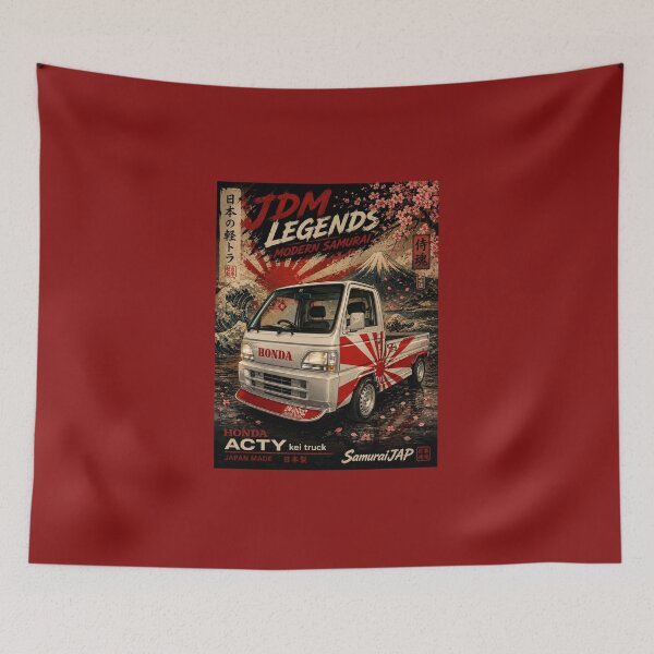 Item preview, JDM Legends Honda Acty Kei Truck – Rising Sun Samurai Edition designed and sold by SamuraiJAP.