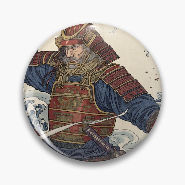 Item preview, The Dual-Wielding Samurai and the Seas of Japan designed and sold by whiteblackcat.