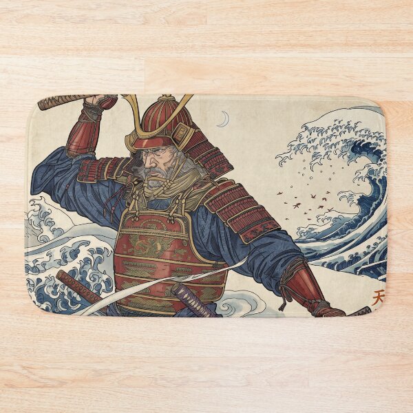 Item preview, The Dual-Wielding Samurai and the Seas of Japan designed and sold by whiteblackcat.