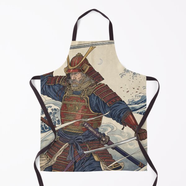 Item preview, The Dual-Wielding Samurai and the Seas of Japan designed and sold by whiteblackcat.