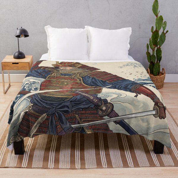 Item preview, The Dual-Wielding Samurai and the Seas of Japan designed and sold by whiteblackcat.