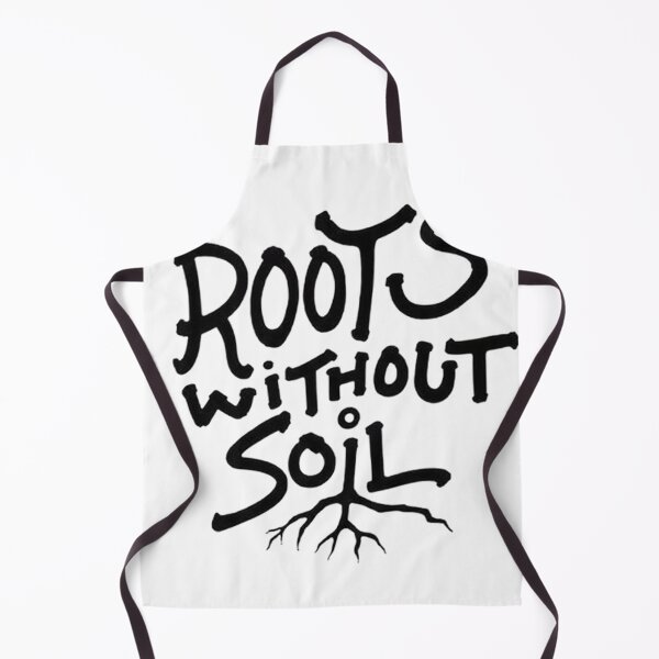 Item preview, ROOTS WITHOUT SOIL - Bold Black Hand Lettering designed and sold by Qubivibe.