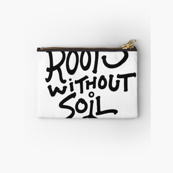Item preview, ROOTS WITHOUT SOIL - Bold Black Hand Lettering designed and sold by Qubivibe.
