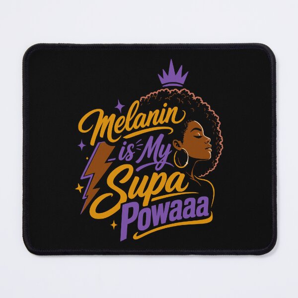 Item preview, Melanin Is My Supa Powaaaa Black Woman Crown designed and sold by EthosWear.