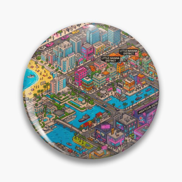 Item preview, VICE CITY — NEON PARADISE designed and sold by AtlasofLegends.