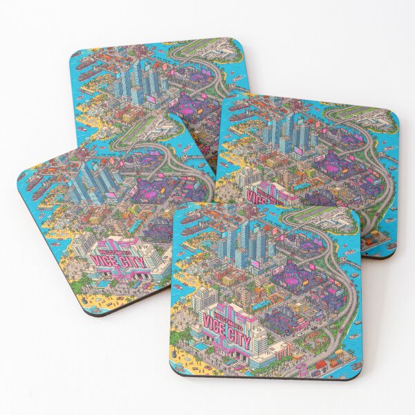 Item preview, VICE CITY — NEON PARADISE designed and sold by AtlasofLegends.