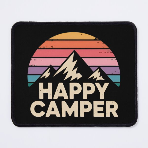 Item preview, Happy Camper Vintage Retro Mountain Camping Hiking Nature Lover Gift designed and sold by Zizo-DR44.