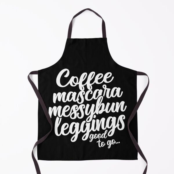 Item preview, Coffee Mascara Messy Bun Leggings designed and sold by teeperfect.