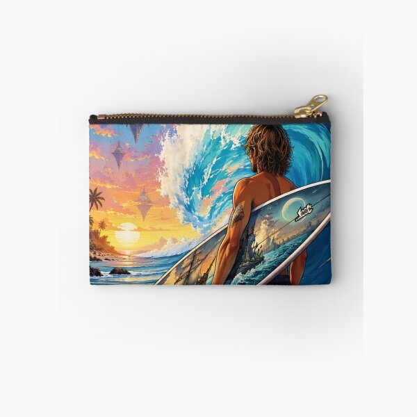 Item preview, Surfer Watching Mystical Floating Sky Islands designed and sold by Mavila Forge.