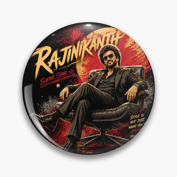 Item preview, Rajinikanth Retro Movie Poster Art designed and sold by Abidel.