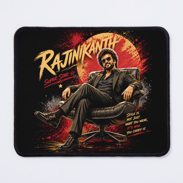 Item preview, Rajinikanth Retro Movie Poster Art designed and sold by Abidel.