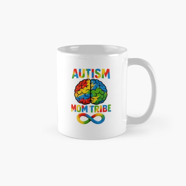 Item preview, Autism Mom Tribe | Colorful Neurodiversity Brain & Infinity Symbol designed and sold by Divine Boutique.