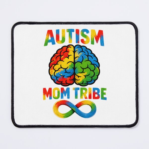 Item preview, Autism Mom Tribe | Colorful Neurodiversity Brain & Infinity Symbol designed and sold by Divine Boutique.