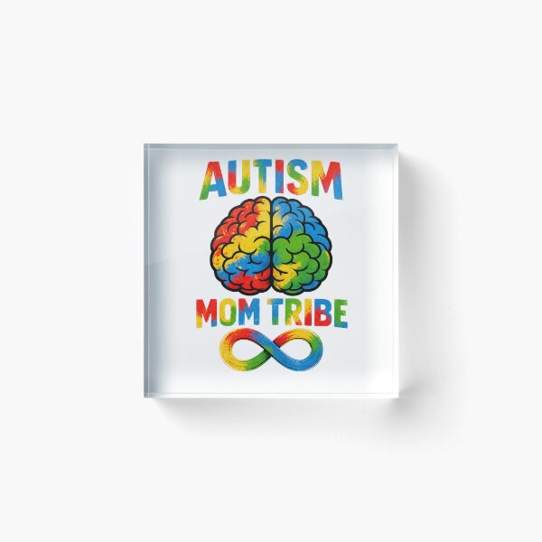 Item preview, Autism Mom Tribe | Colorful Neurodiversity Brain & Infinity Symbol designed and sold by Divine Boutique.
