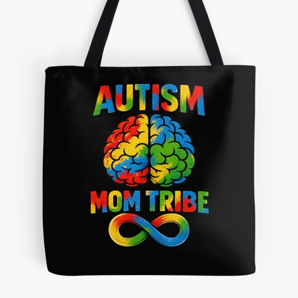 Item preview, Autism Mom Tribe | Colorful Neurodiversity Brain & Infinity Symbol designed and sold by Divine Boutique.
