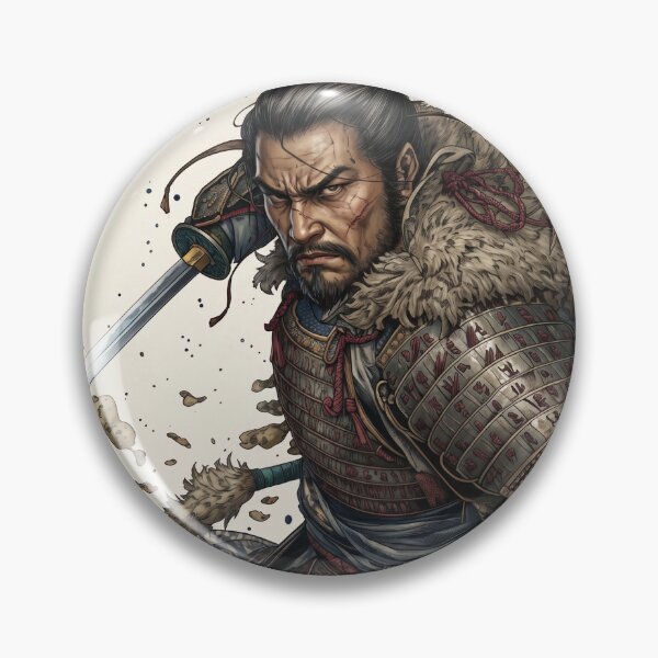Item preview, The Dual-Wielding Samurai designed and sold by whiteblackcat.