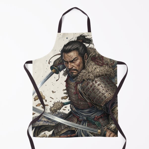 Item preview, The Dual-Wielding Samurai designed and sold by whiteblackcat.