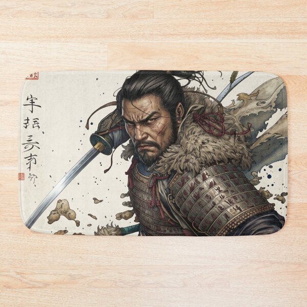 Item preview, The Dual-Wielding Samurai designed and sold by whiteblackcat.