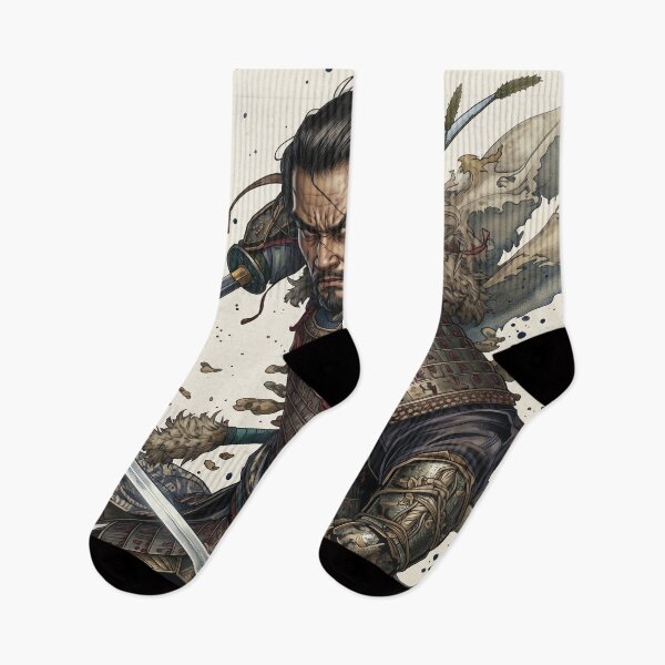 Item preview, The Dual-Wielding Samurai designed and sold by whiteblackcat.
