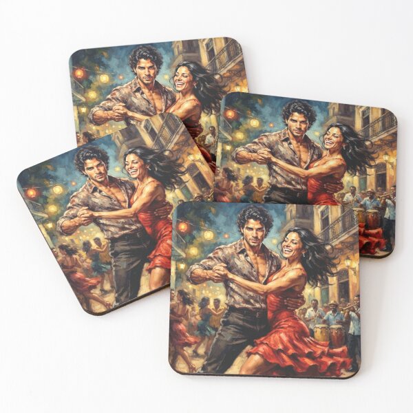 Item preview, Póster artístico de homenaje al musical "Salsa Anyone Can Dance" (Cualquiera puede bailar) designed and sold by Art's Diner.
