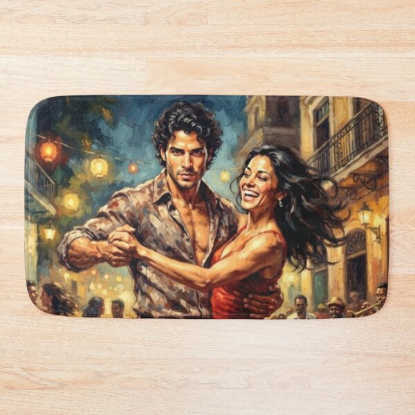 Item preview, Salsa Anyone Can Dance Musical Romance Drama Tribute Art Poster designed and sold by Art's Diner.