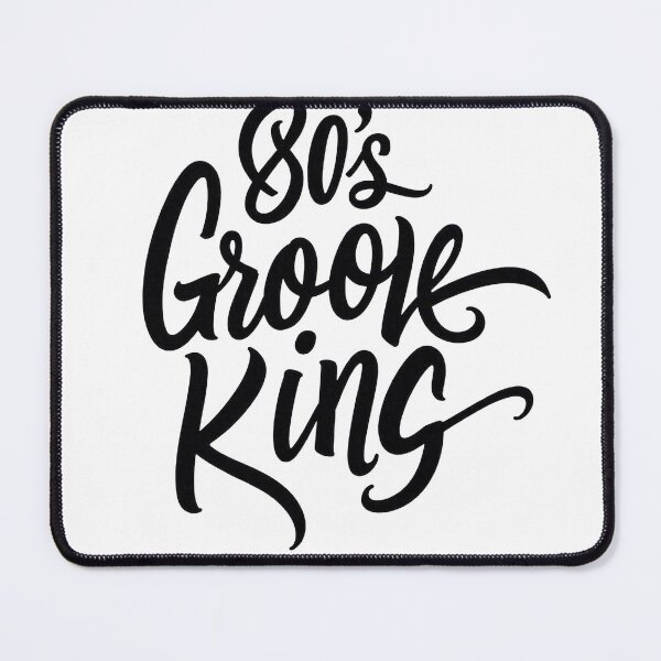 Item preview, 80s Groove King - Bold Black Ink Lettering designed and sold by Qubivibe.