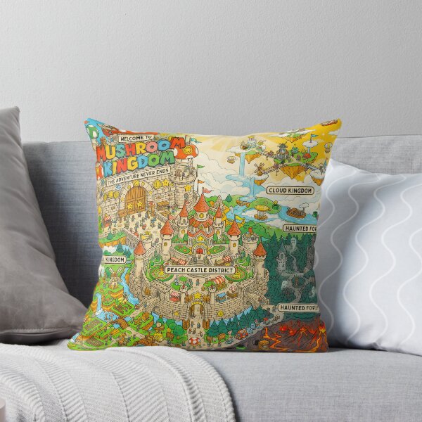 Item preview, MUSHROOM KINGDOM — THE ULTIMATE ADVENTURE LAND designed and sold by AtlasofLegends.