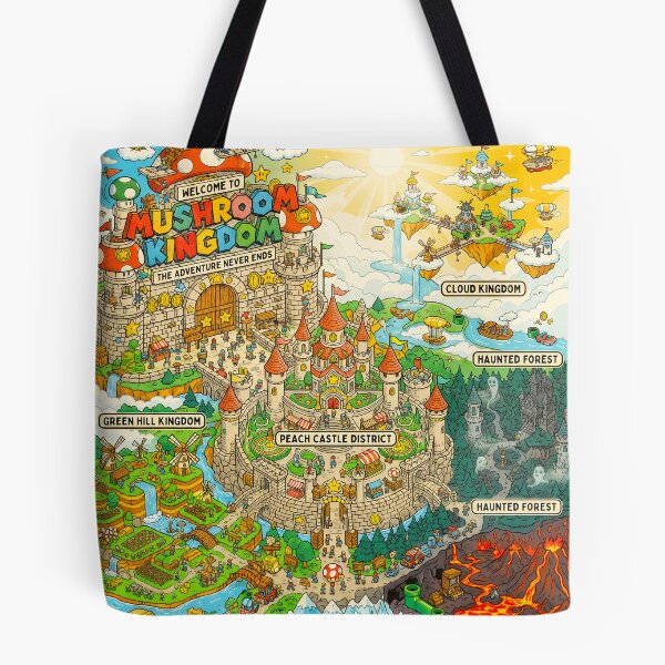 Item preview, MUSHROOM KINGDOM — THE ULTIMATE ADVENTURE LAND designed and sold by AtlasofLegends.