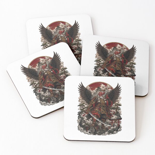 Item preview, Tengu Samurai Warrior | Japanese Yokai Guardian | Dark Mythology Art designed and sold by MrDev.