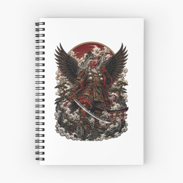 Item preview, Tengu Samurai Warrior | Japanese Yokai Guardian | Dark Mythology Art designed and sold by MrDev.