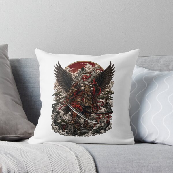 Item preview, Tengu Samurai Warrior | Japanese Yokai Guardian | Dark Mythology Art designed and sold by MrDev.