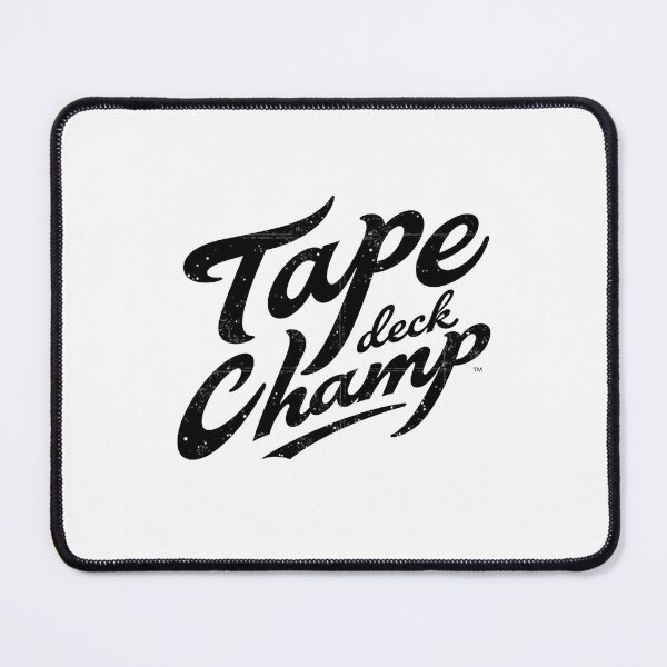 Item preview, Tape Deck Champ - Bold Black Ink Typography designed and sold by Qubivibe.