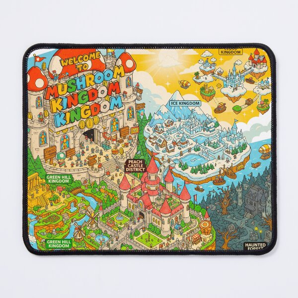 Item preview, MUSHROOM KINGDOM — THE ULTIMATE ADVENTURE LAND designed and sold by AtlasofLegends.