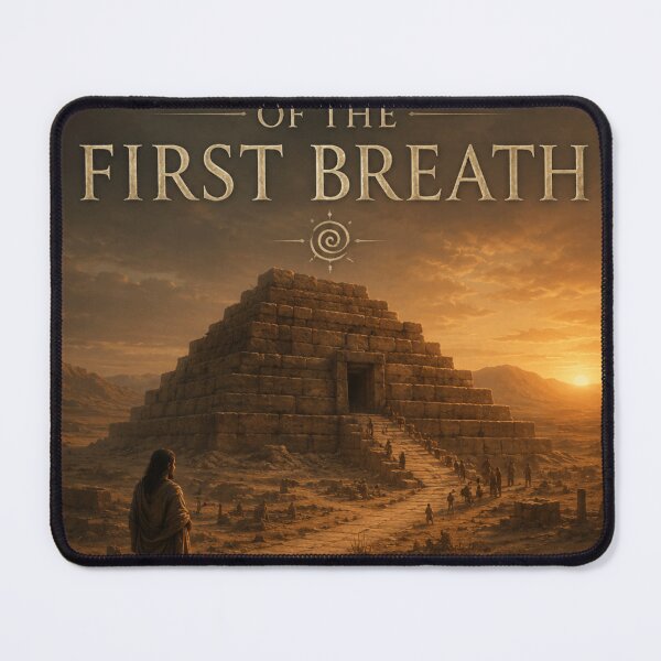 Item preview, The House of the First Breath Book Cover Art | Ancient Desert Fantasy Print designed and sold by Element Horizon Studio.