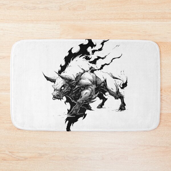 Item preview, Shadow Bull Demon designed and sold by Mystic & Celestial Art.