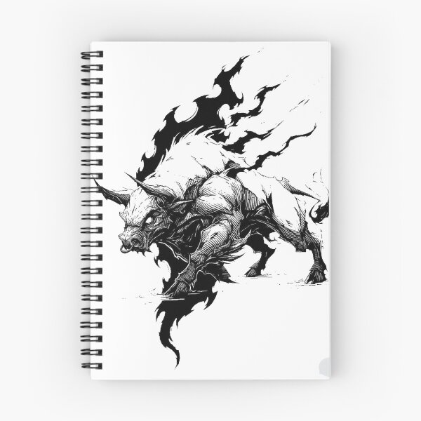 Item preview, Shadow Bull Demon designed and sold by Mystic & Celestial Art.