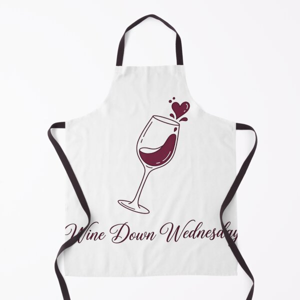 Item preview, Wine Down Wednesday Retro Quote designed and sold by tushartanvir.