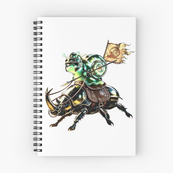 Item preview, Emerald Snail Cavalier - Magical Leptopoma Nitidum Knight designed and sold by ABYSSLAB.