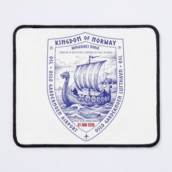 Item preview, Passport Stamp - Oslo, Norway designed and sold by travelwitheric.