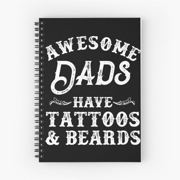 Item preview, Los papás impresionantes tienen tatuajes y barbas designed and sold by teeperfect.