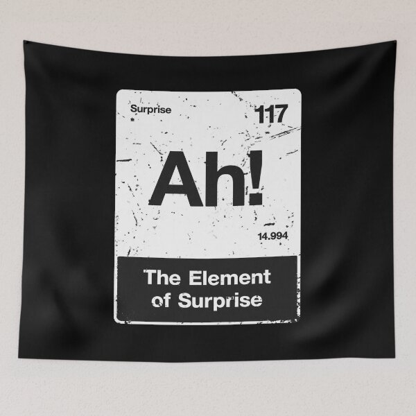 Item preview, Ah The Element Of Surprise Chemistry Fun designed and sold by TypeRiotStudio.