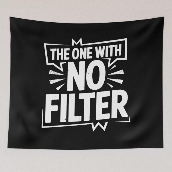 Item preview, The One With No Filter Funny Best Friend Group Gift Idea designed and sold by Say It With Ink.
