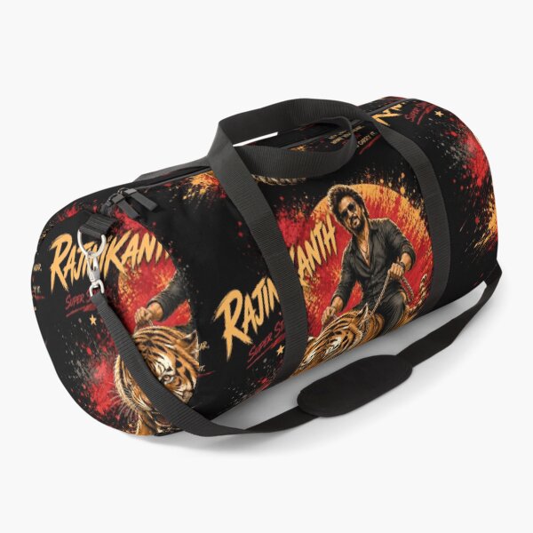 Item preview, Rajinikanth Riding Tiger Retro Poster designed and sold by Abidel.