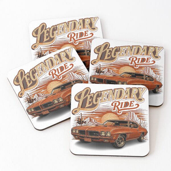 Item preview, Legendary Ride Vintage Classic Muscle Car Retro 70s Style designed and sold by Ankushpc.