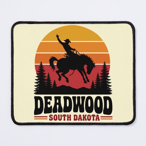 Item preview, Vintage South Dakota Rodeo Cowboy Bronco Sunset designed and sold by Imaginationbeyond.